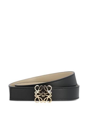 Loewe Anagram Leather Belt - Loewe - Modalova