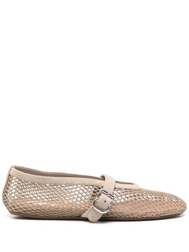 Alaïa Fishnet Ballet Flats - Alaïa - Modalova