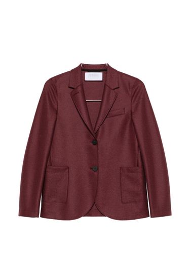Wool Single-Breasted Blazer Jacket - Harris Wharf London - Modalova