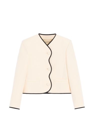 Wool And Silk Blend Jacket - Valentino - Modalova