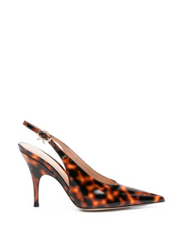 Sofia Leather Slingback Pumps - Gianvito Rossi - Modalova