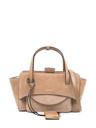 Flap Small Leather Tote Bag - HIDESINS - Modalova