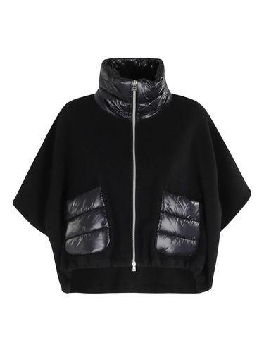 Wool And Nylon Short Down Jacket - Herno - Modalova