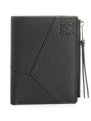Puzzle Edge Leather Slim Wallet - Loewe - Modalova