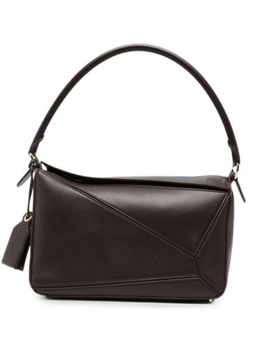 Puzzle Featherlight Medium Leather Handbag - Loewe - Modalova