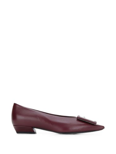 Pointy Covered Leather Ballets - Roger Vivier - Modalova