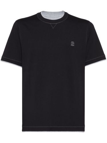 Logo Cotton T-Shirt - Brunello Cucinelli - Modalova