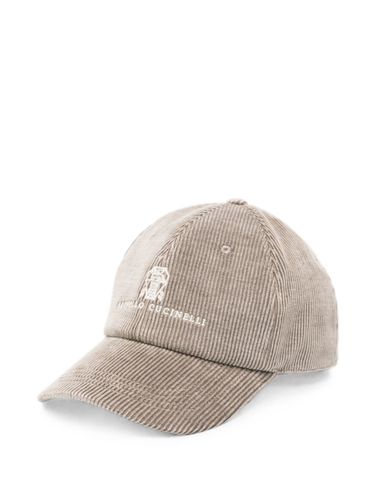 Logo Cotton Baseball Cap - Brunello Cucinelli - Modalova