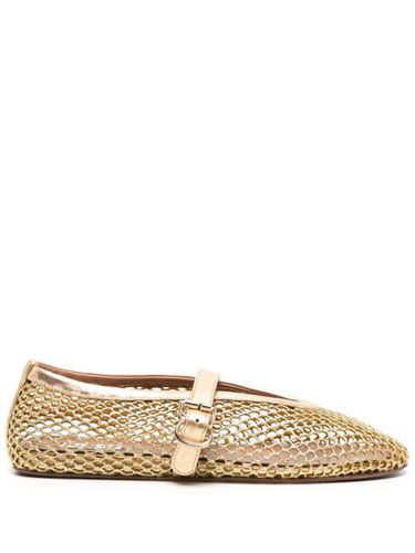 Alaïa Fishnet Ballet Flats - Alaïa - Modalova