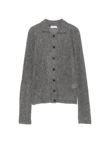Wool And Silk Polo Shirt - Brunello Cucinelli - Modalova