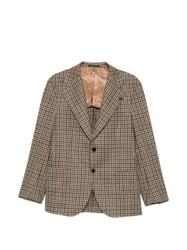 Check-Pattern Peak-Lapels Blazer - Gabriele Pasini - Modalova