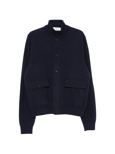 Lardini Ribbed-Knit Panelled Jacket - Lardini - Modalova