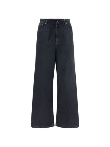 Wide-Leg Denim Jeans - MM6 Maison Margiela - Modalova