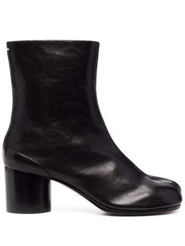 Tabi Leather Ankle Boots - Maison Margiela - Modalova