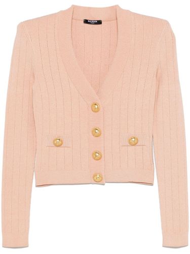 Balmain Buttoned V-Necked Cardigan - Balmain - Modalova