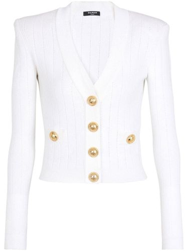 Balmain Buttoned V-Necked Cardigan - Balmain - Modalova