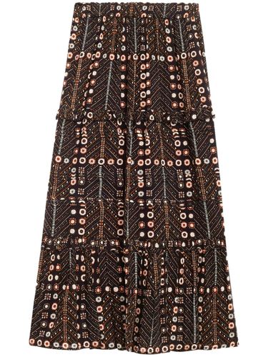 Diya Printed Cotton Skirt - MARANT ETOILE - Modalova