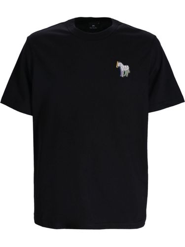 Zebra Logo Cotton T-Shirt - PS PAUL SMITH - Modalova
