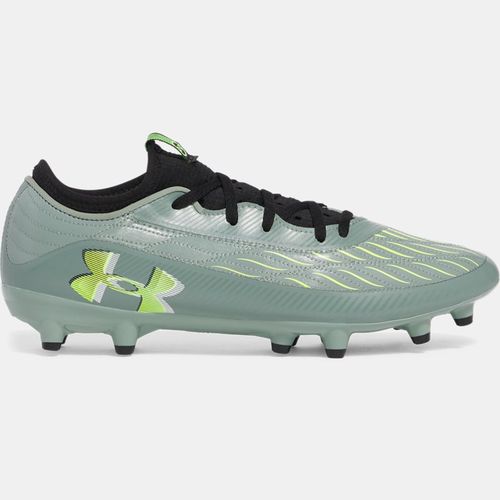 Chaussure de foot Magnetico Select 4 FG unisexe Silica / Silica / High Vis Jaune 36.5 - Under Armour - Modalova