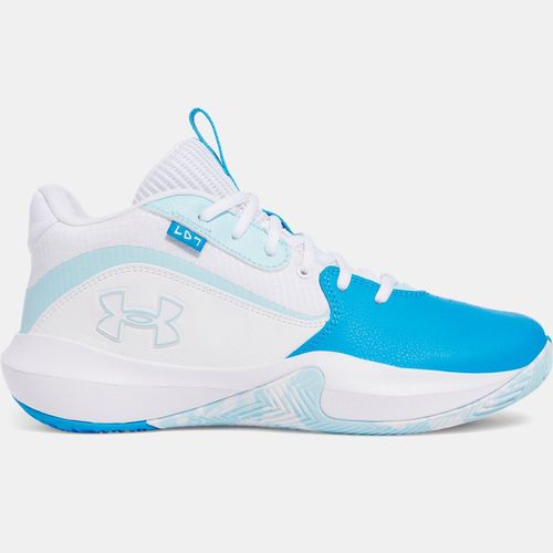 Chaussure de basketball Lockdown 7 unisexe Electric / Blanc / Stream 42.5 - Under Armour - Modalova
