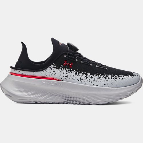 Chaussure de running SlipSpeed™ Mega unisexe / Mod Gris / Rouge 36.5 - Under Armour - Modalova