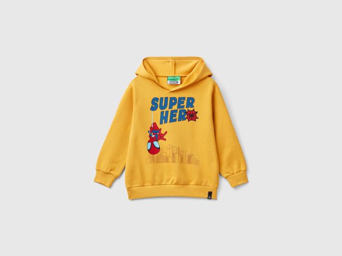 Benetton, Sweat-shirt Rouge À Capuche marvel Spiderman, taille 12-18, Moutarde, Enfants - United Colors of Benetton - Modalova