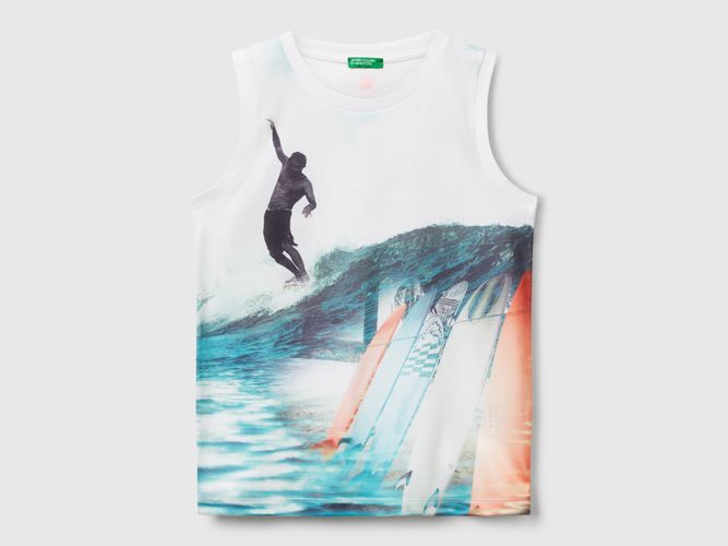 Benetton, Débardeur À Imprimé Surf, taille 2XL, Multicolore, Enfants - United Colors of Benetton - Modalova