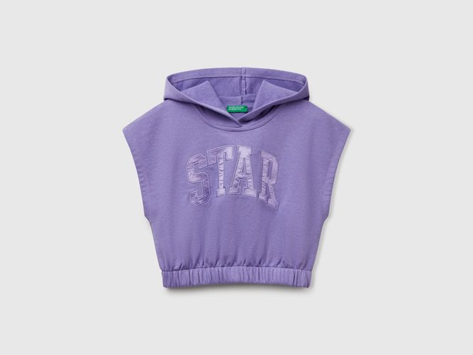 Benetton, Sweat Sans Manches À Capuche, taille 3XL, Bleu Pervenche, Enfants - United Colors of Benetton - Modalova