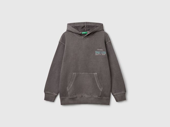 Benetton, Sweat Oversize Avec Imprimé, taille M, Gris, Enfants - United Colors of Benetton - Modalova