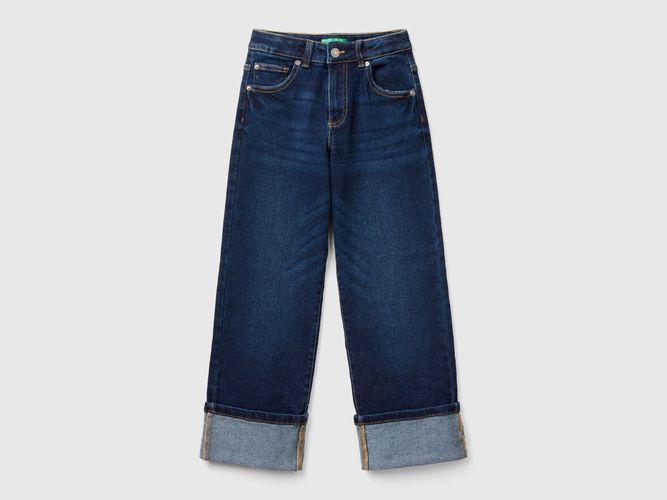 Benetton, Jeans Stretch À Revers, taille 2XL, Bleu, Enfants - United Colors of Benetton - Modalova