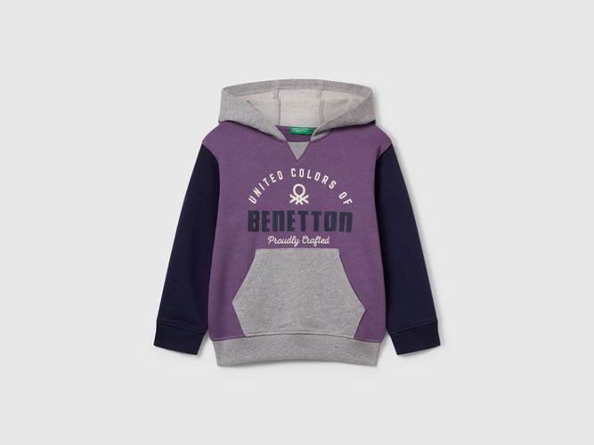 Benetton, Sweat-shirt Avec Poche Et Capuche, taille 12-18,, Enfants - United Colors of Benetton - Modalova