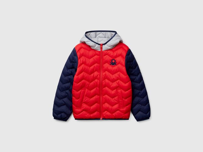 Benetton, Veste À Capuche Matelassée, taille 3XL, Multicolore, Enfants - United Colors of Benetton - Modalova