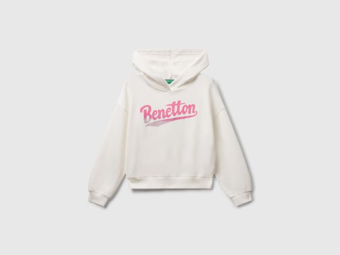 Benetton, Sweat À Capuche Imprimé, taille 2XL, Crème, Enfants - United Colors of Benetton - Modalova