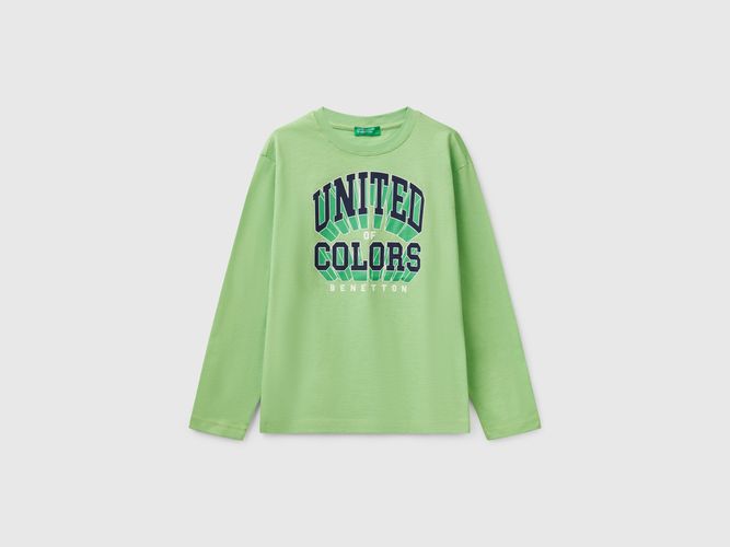 Benetton, T-shirt En Coton, taille 2XL, Vert, Enfants - United Colors of Benetton - Modalova