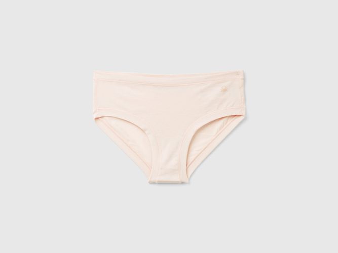 Benetton, Shorty En Coton Bio Super Stretch, taille OS, Rose Pâle - United Colors of Benetton - Modalova