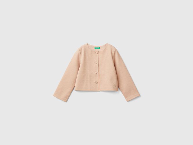 Benetton, Veste Avec Lurex, taille 12-18, Rose Pâle, Enfants - United Colors of Benetton - Modalova