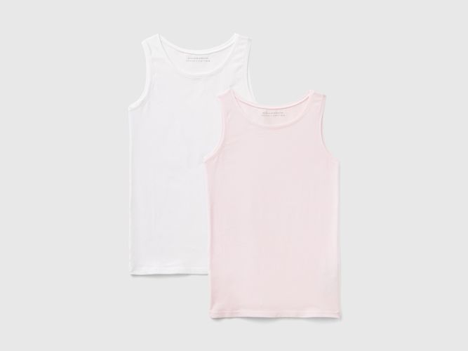 Benetton, Deux Débardeurs En Coton Super Stretch, taille 2XL, Multicolore, Enfants - United Colors of Benetton - Modalova