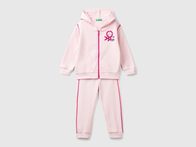 Benetton, Survêtement En Molleton 100 % Coton, taille 12-18, Rose, Enfants - United Colors of Benetton - Modalova