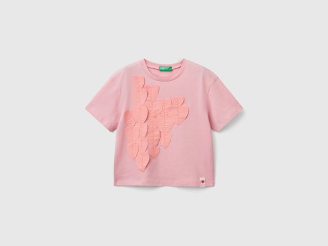 Benetton, T-shirt Avec Applications, taille 12-18, Rose, Enfants - United Colors of Benetton - Modalova