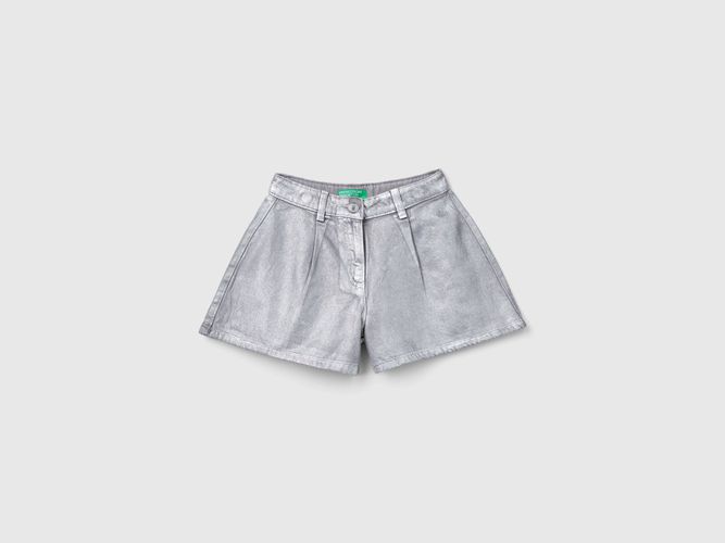 Benetton, Short En Jean Enduit, taille 2XL, Gris, Enfants - United Colors of Benetton - Modalova