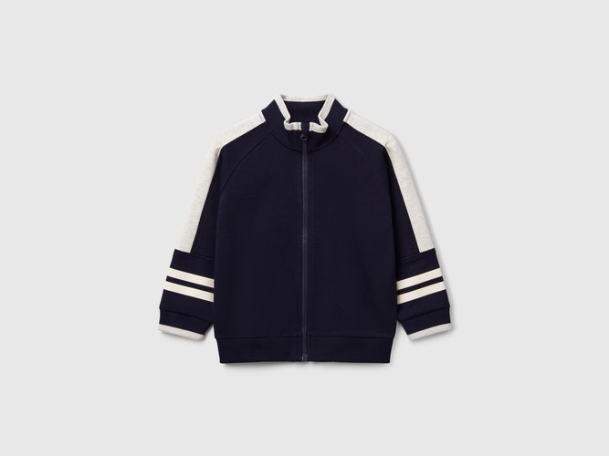 Benetton, Sweat-shirt Avec Imprimé, taille 18-24, Bleu Foncé, Enfants - United Colors of Benetton - Modalova