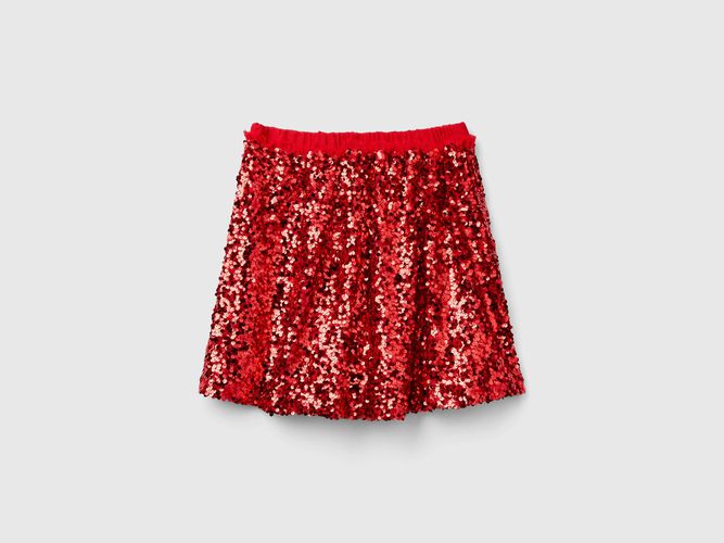 Benetton, Mini-jupe À Paillettes, taille 2XL, Rouge, Enfants - United Colors of Benetton - Modalova