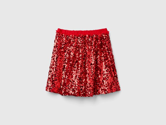 Benetton, Mini-jupe À Paillettes, taille L, Rouge, Enfants - United Colors of Benetton - Modalova