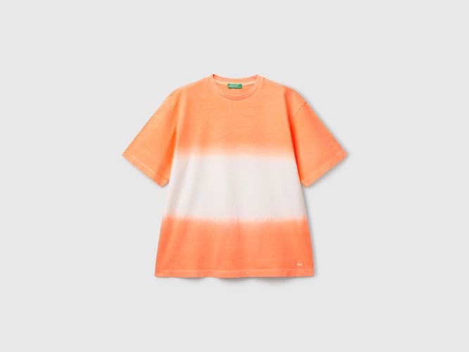 Benetton, T-shirt Overfit Dip-dye, taille 2XL, , Enfants - United Colors of Benetton - Modalova