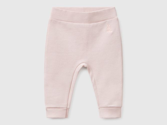 Benetton, Pantalon En Peluche De Coton, taille 1-3, Rose Pâle, Enfants - United Colors of Benetton - Modalova