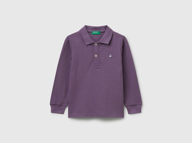 Benetton, Polo En Coton À Manches Longues, Taille: 18-24, Enfants - United Colors of Benetton - Modalova