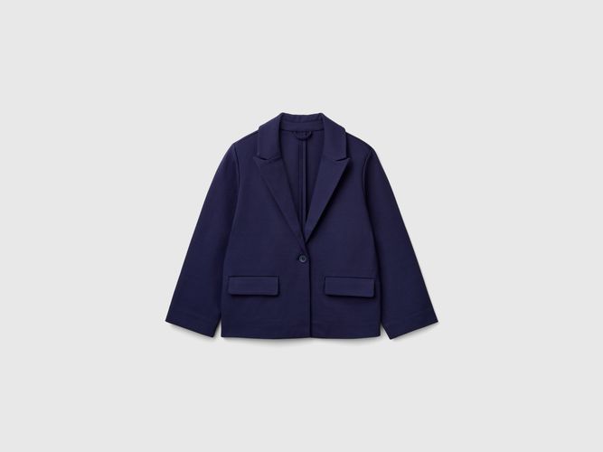 Benetton, Blazer Long Et Élégant, taille 2XL, Bleu Foncé, Enfants - United Colors of Benetton - Modalova