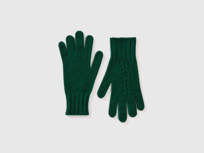 Benetton, Gants Tressés, taille OS, Vert - United Colors of Benetton - Modalova