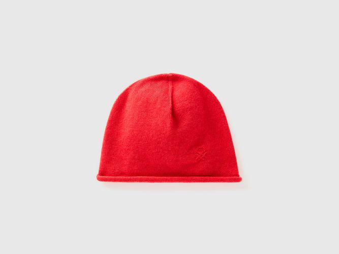 Benetton, Bonnet En Cachemire Mélangé, taille OS, Rouge - United Colors of Benetton - Modalova