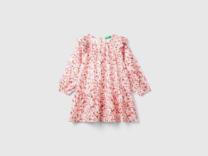 Benetton, Robe À Caurs En Viscose, taille 12-18, Multicolore, Enfants - United Colors of Benetton - Modalova